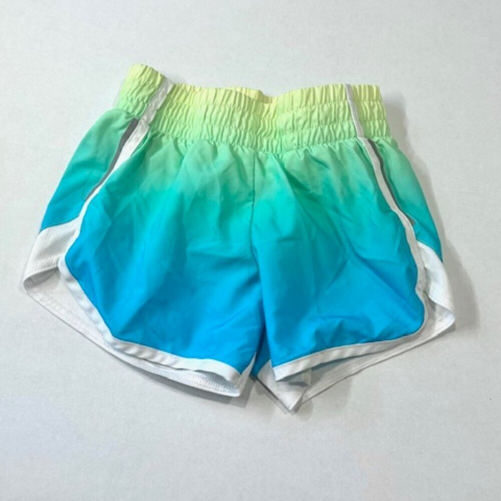 Athletic Works Girls Running Shorts Lined Slit Elastic Waist Size S/CH (6-6x)